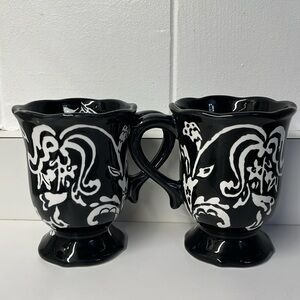 Black and White Ceramic Mugs